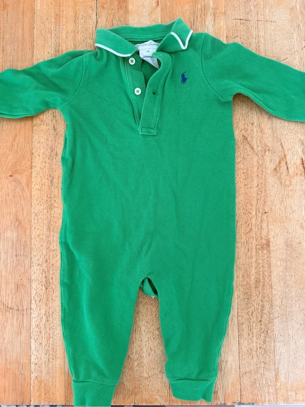 Ralph Lauren Kelly Green Polo One-Piece